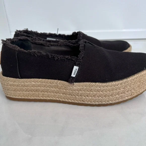 TOMS Valencia Canvas Platform Espradilles - Picture 6 of 10